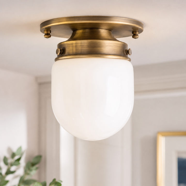 Daley Glass Flush Mount Ceiling Light