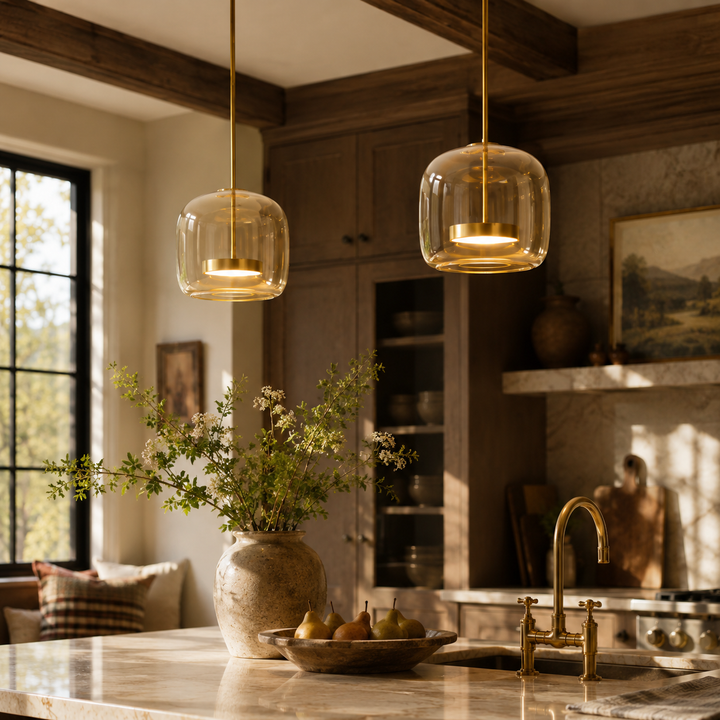 Vetra Glass Pendant Light
