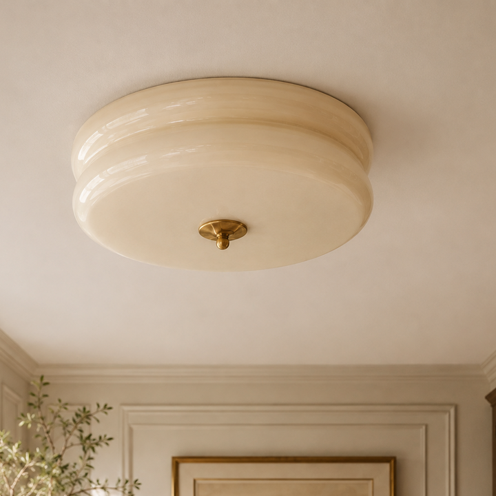 Stratton Vintage Semi-Flush Ceiling Light