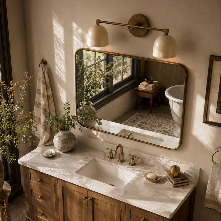 Strata Deep Dome Vanity Light