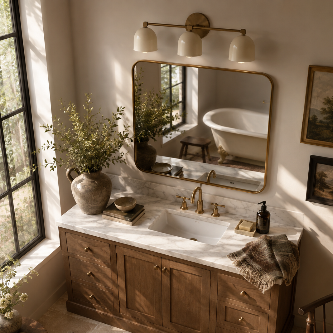 Strata Deep Dome Vanity Light