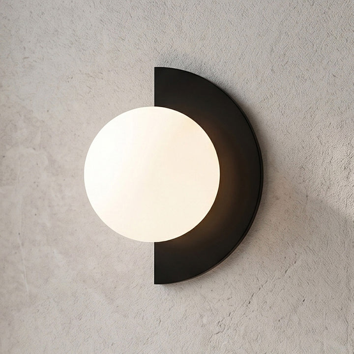 Auren Minimal Glass Orb Wall Sconce