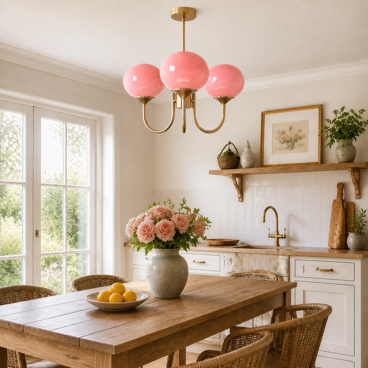 Lumi Glass Orb Cluster Ceiling Chandelier