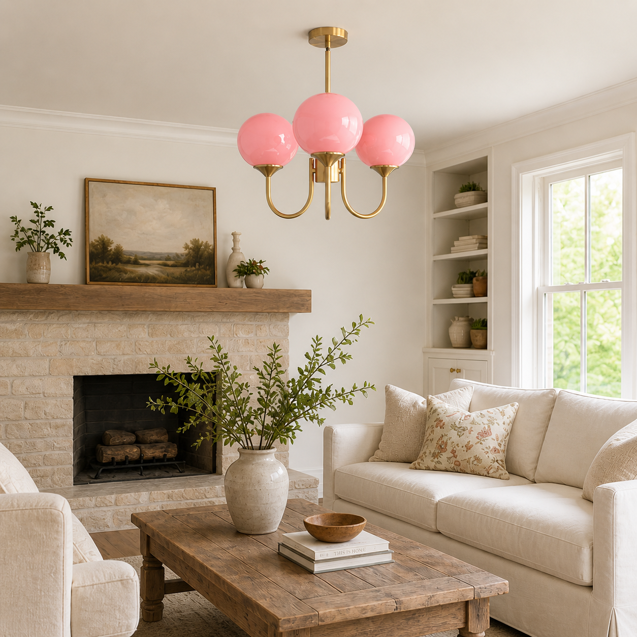 Lumi Glass Orb Cluster Ceiling Chandelier