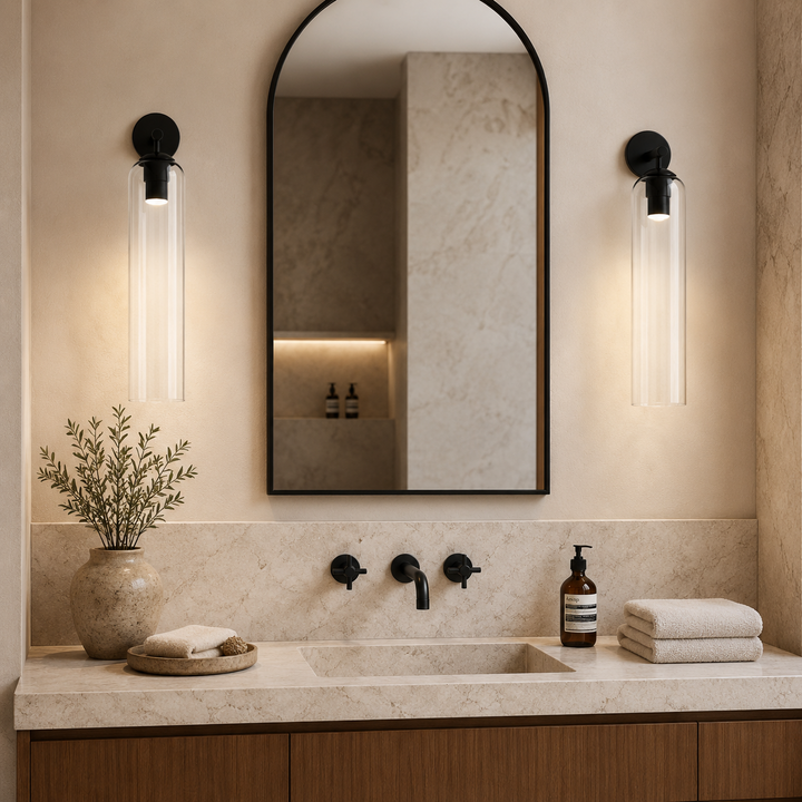 Solenne Artisan Sculpted Glass Wall Sconce