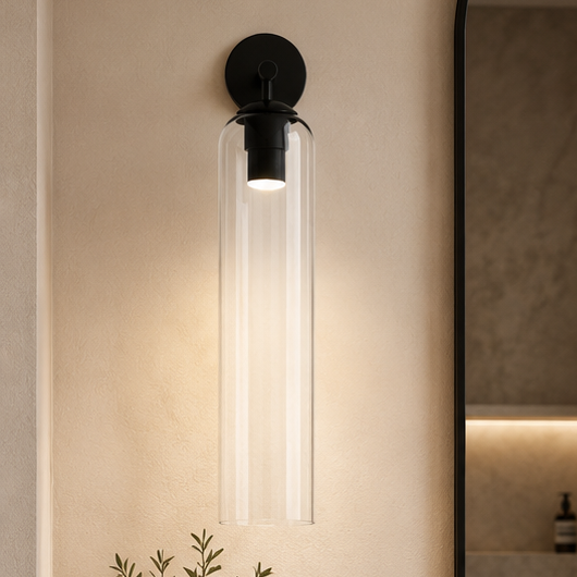 Solenne Artisan Sculpted Glass Wall Sconce