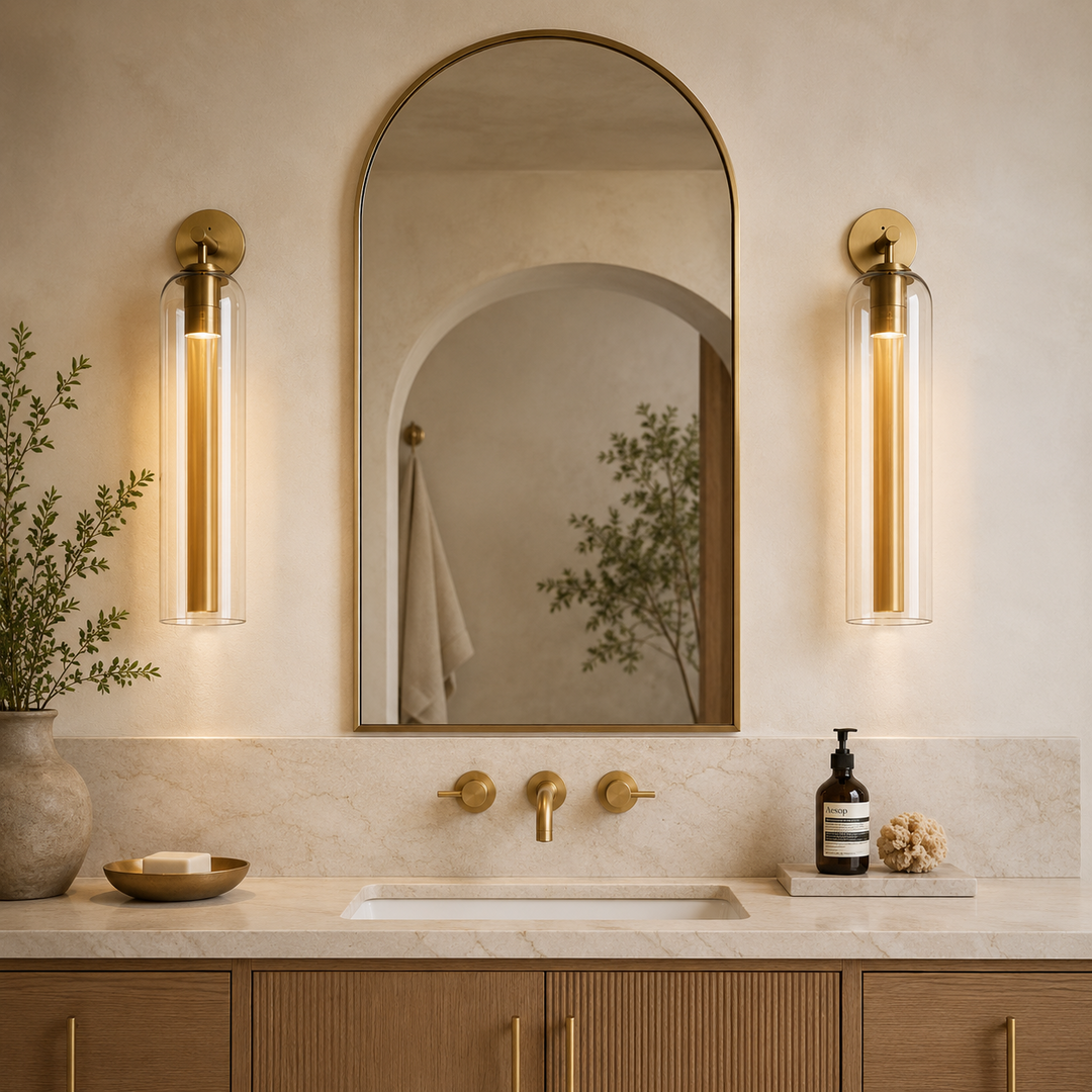 Solenne Artisan Sculpted Glass Wall Sconce