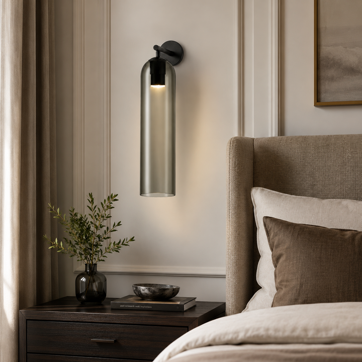 Solenne Artisan Sculpted Glass Wall Sconce