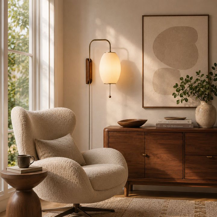 Arlo Bubble Swing Arm Sconce