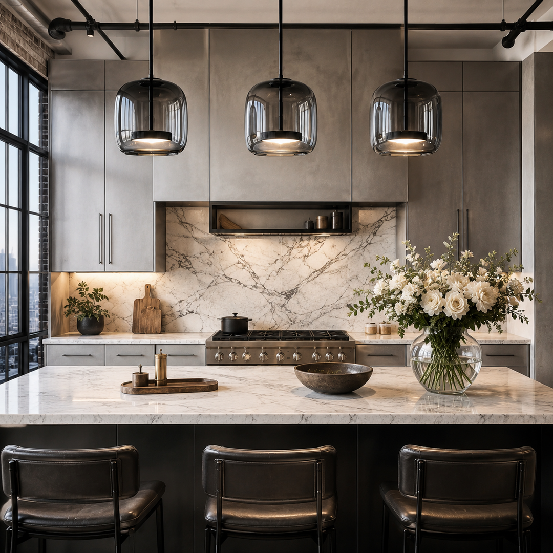 Vetra Glass Pendant Light