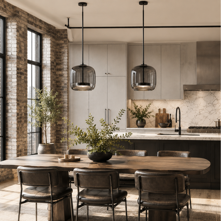 Vetra Glass Pendant Light