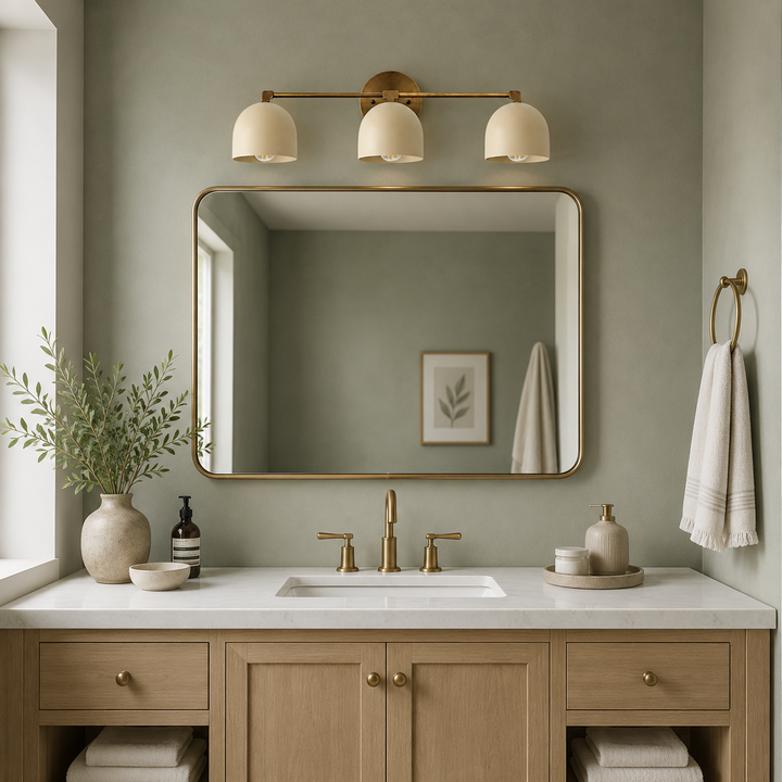 Strata Deep Dome Vanity Light