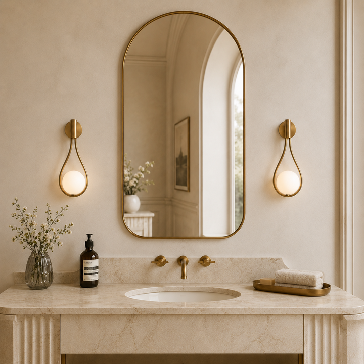 Soren Nordic Glass Wall Sconce