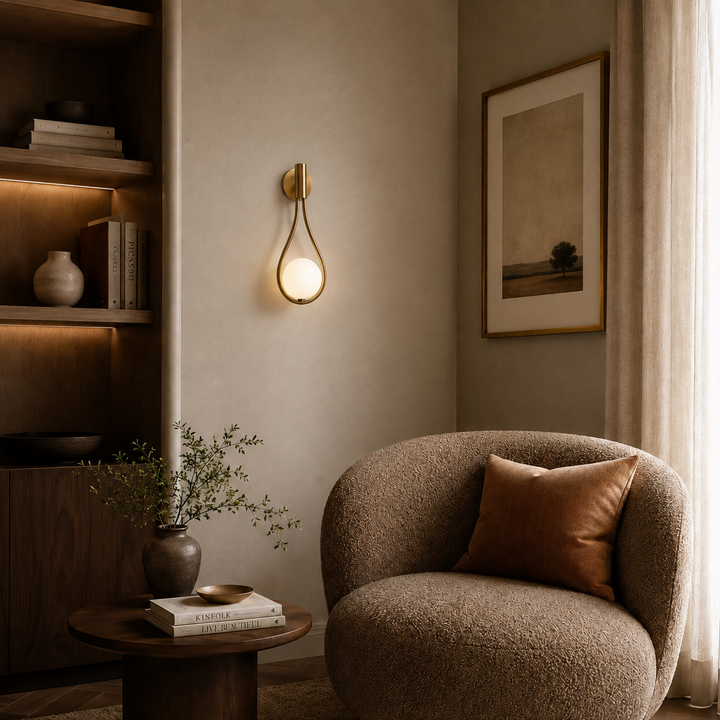 Soren Nordic Glass Wall Sconce