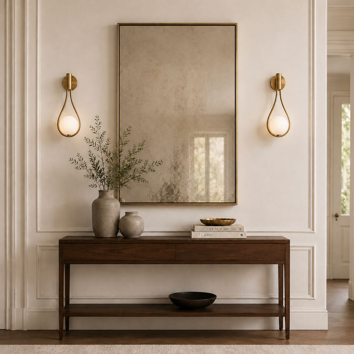 Soren Nordic Glass Wall Sconce