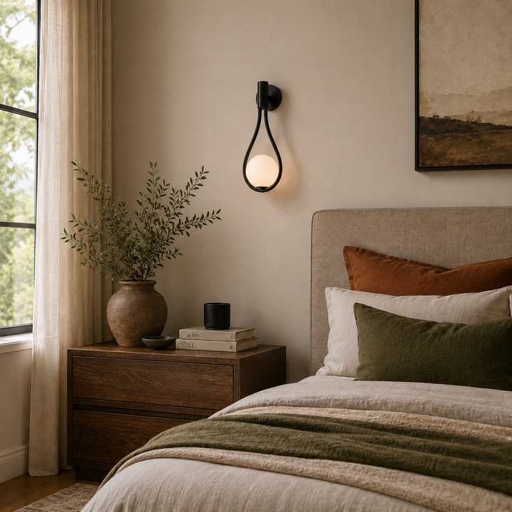 Soren Nordic Glass Wall Sconce