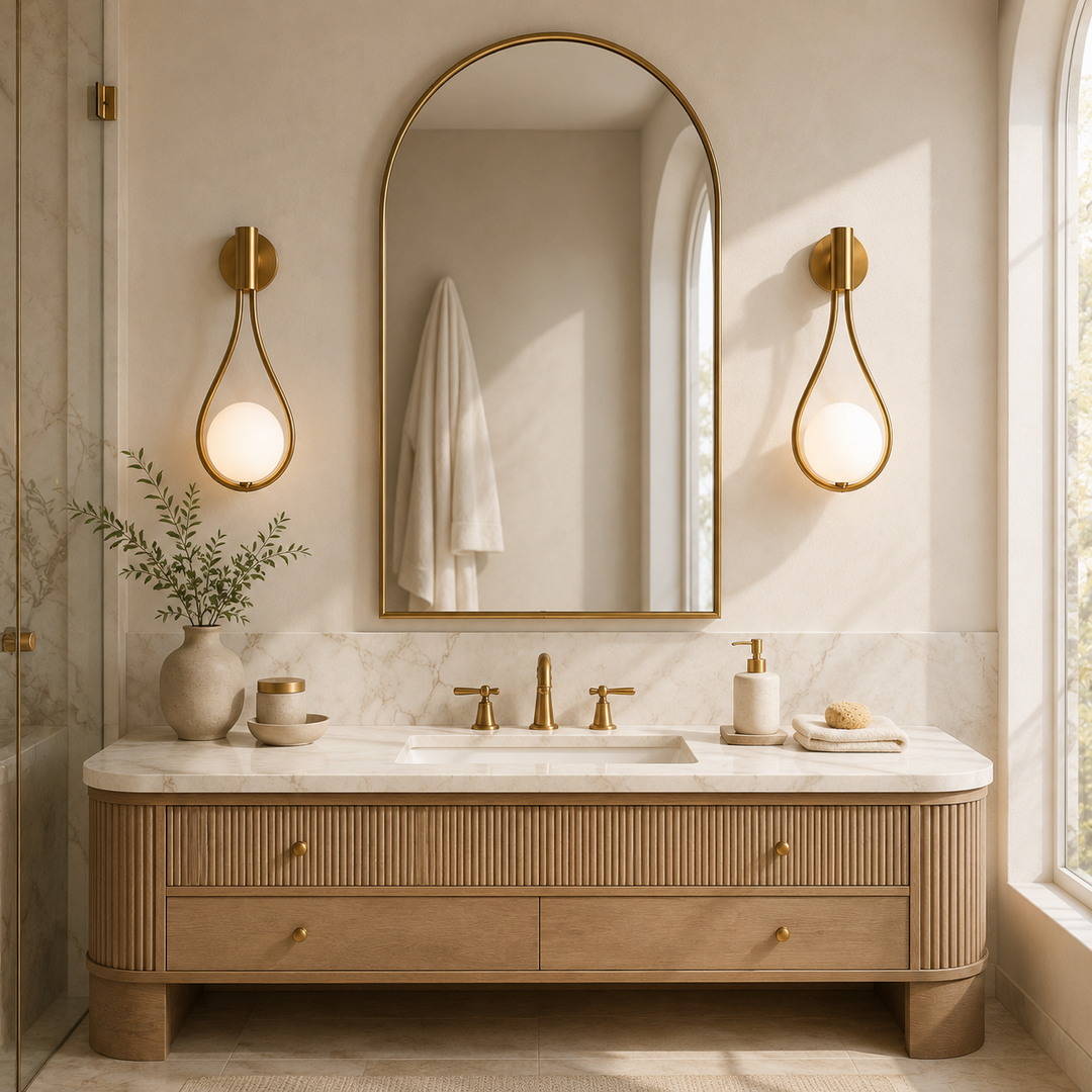 Soren Nordic Glass Wall Sconce