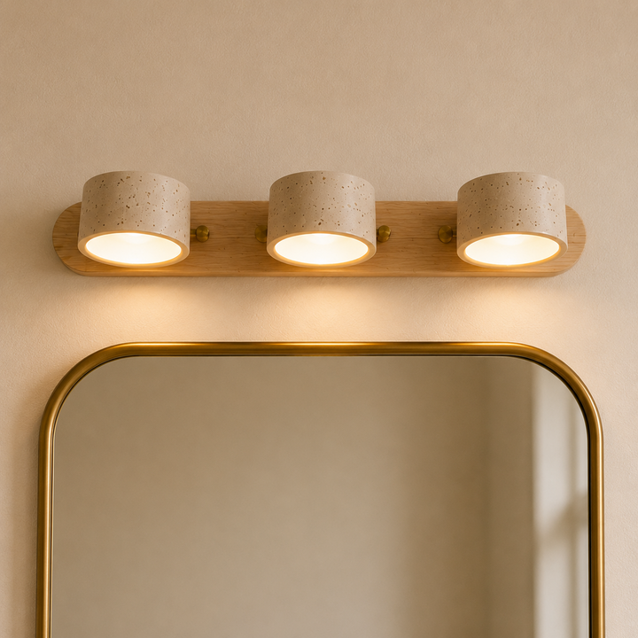 Valen Travertine Adjustable Vanity Light
