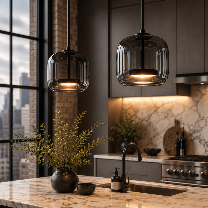 Vetra Glass Pendant Light