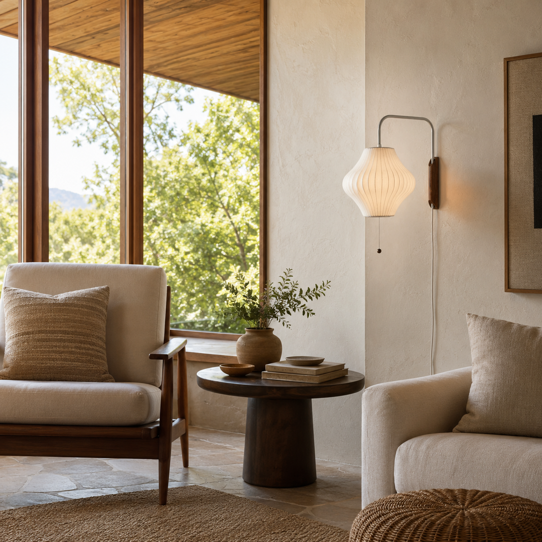 Arlo Bubble Swing Arm Sconce
