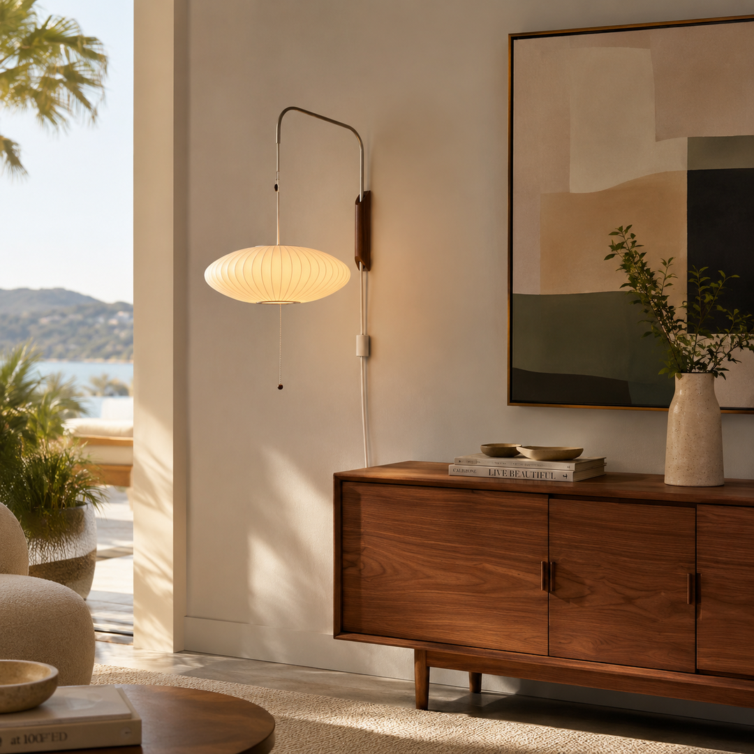 Arlo Bubble Swing Arm Sconce