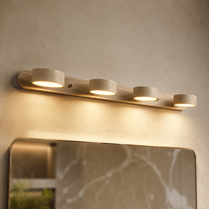 Valen Travertine Adjustable Vanity Light