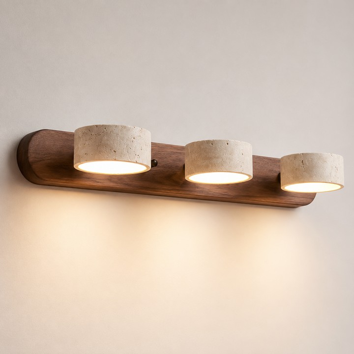 Valen Travertine Adjustable Vanity Light