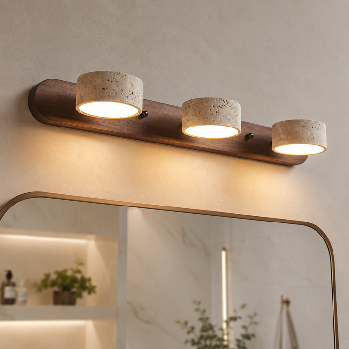 Valen Travertine Adjustable Vanity Light