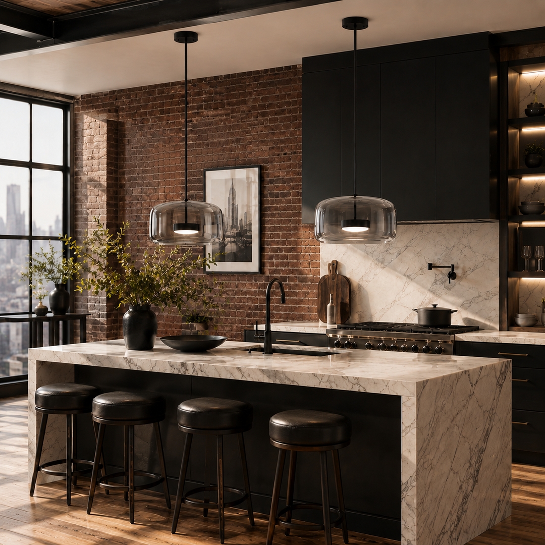 Vetra Glass Pendant Light