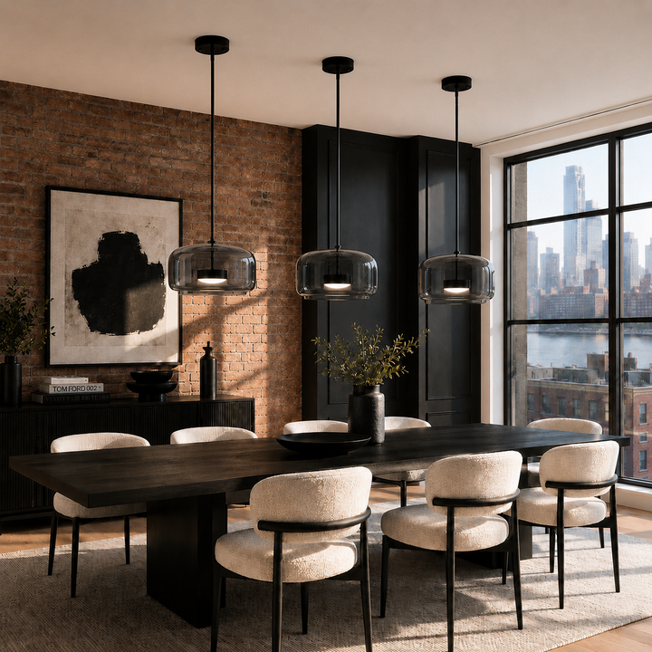 Vetra Glass Pendant Light