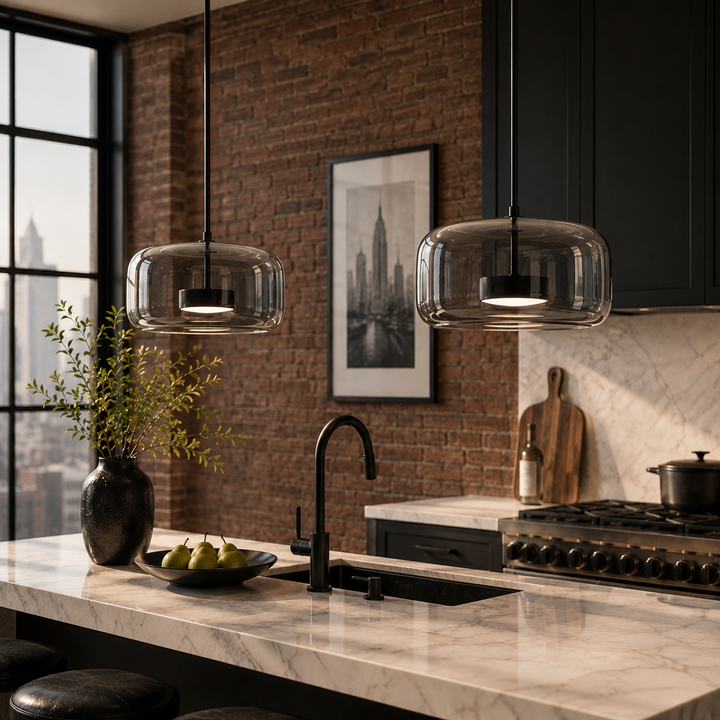 Vetra Glass Pendant Light