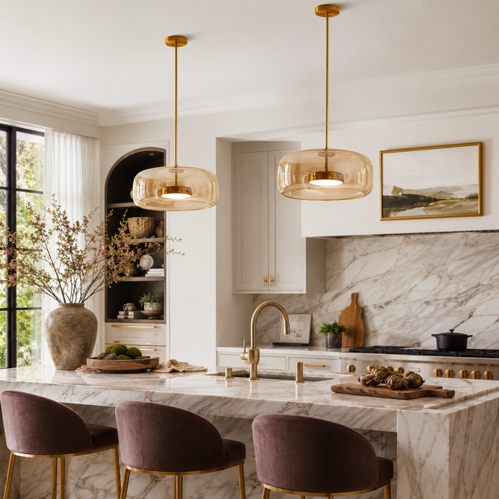 Vetra Glass Pendant Light