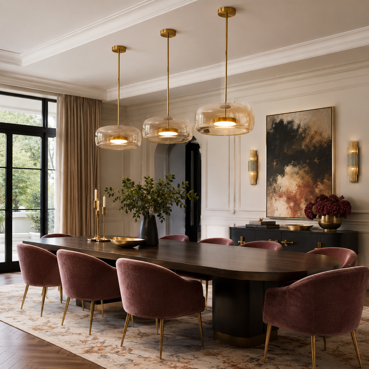 Vetra Glass Pendant Light