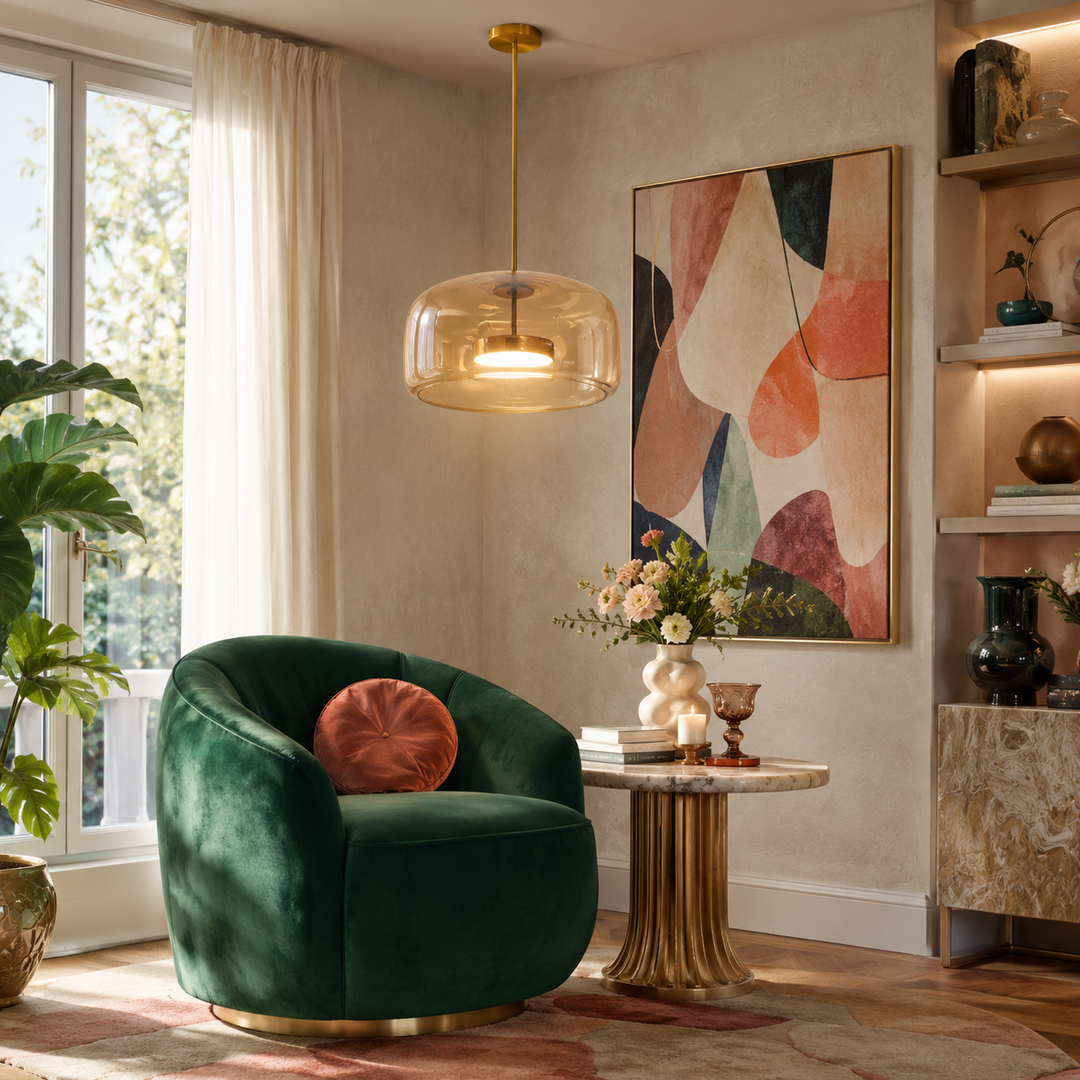 Vetra Glass Pendant Light