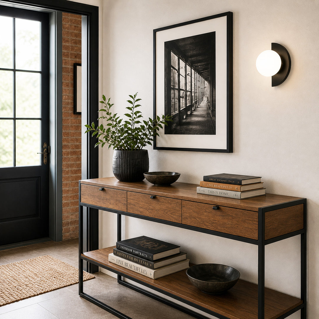 Auren Minimal Glass Orb Wall Sconce