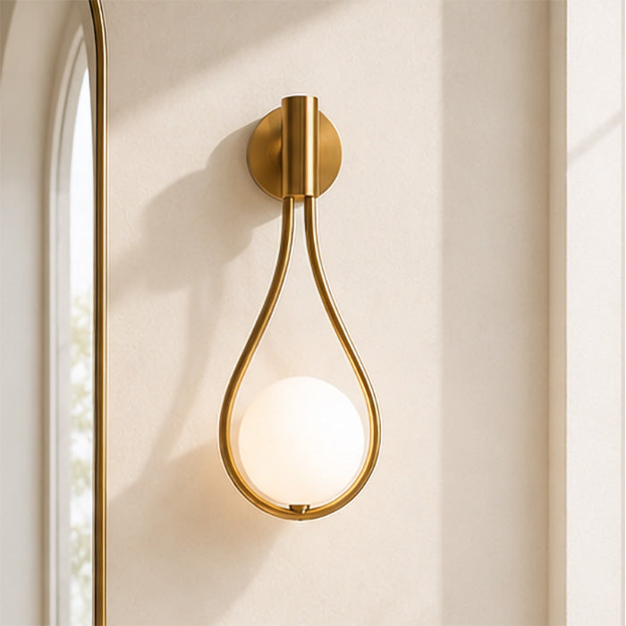 Soren Nordic Glass Wall Sconce
